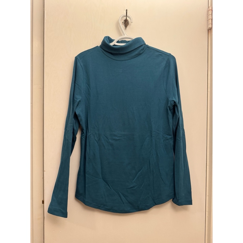 Denver Hayes Teal Turtleneck